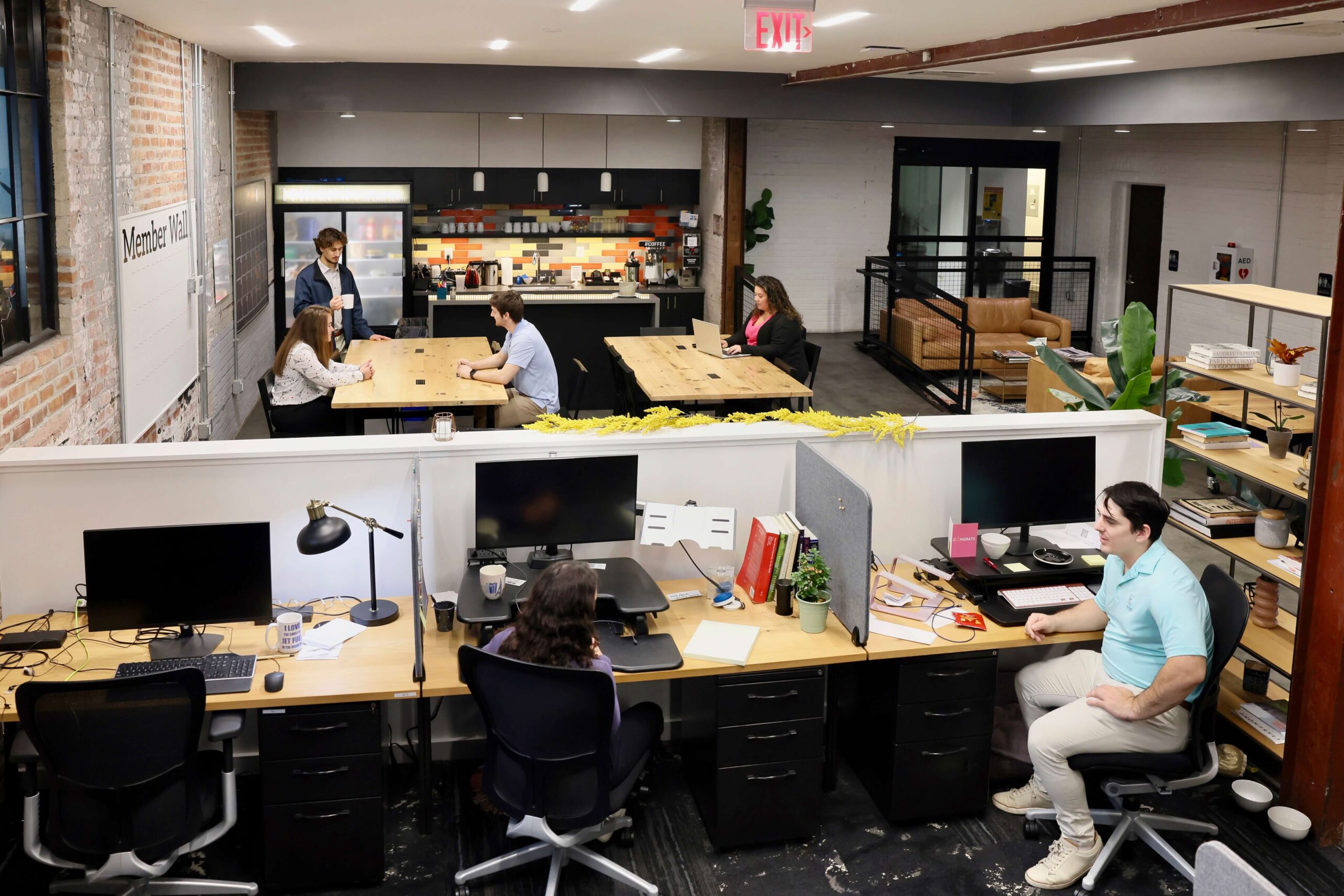 Tour The Link in Alexandria with a coworking free day pass, offering modern workspaces, private offices, and wellness-focused amenities